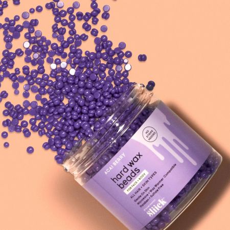 Rezerva pentru kit profesional de epilare cu ceara Acai Berry, 226 g, Sliick 655961