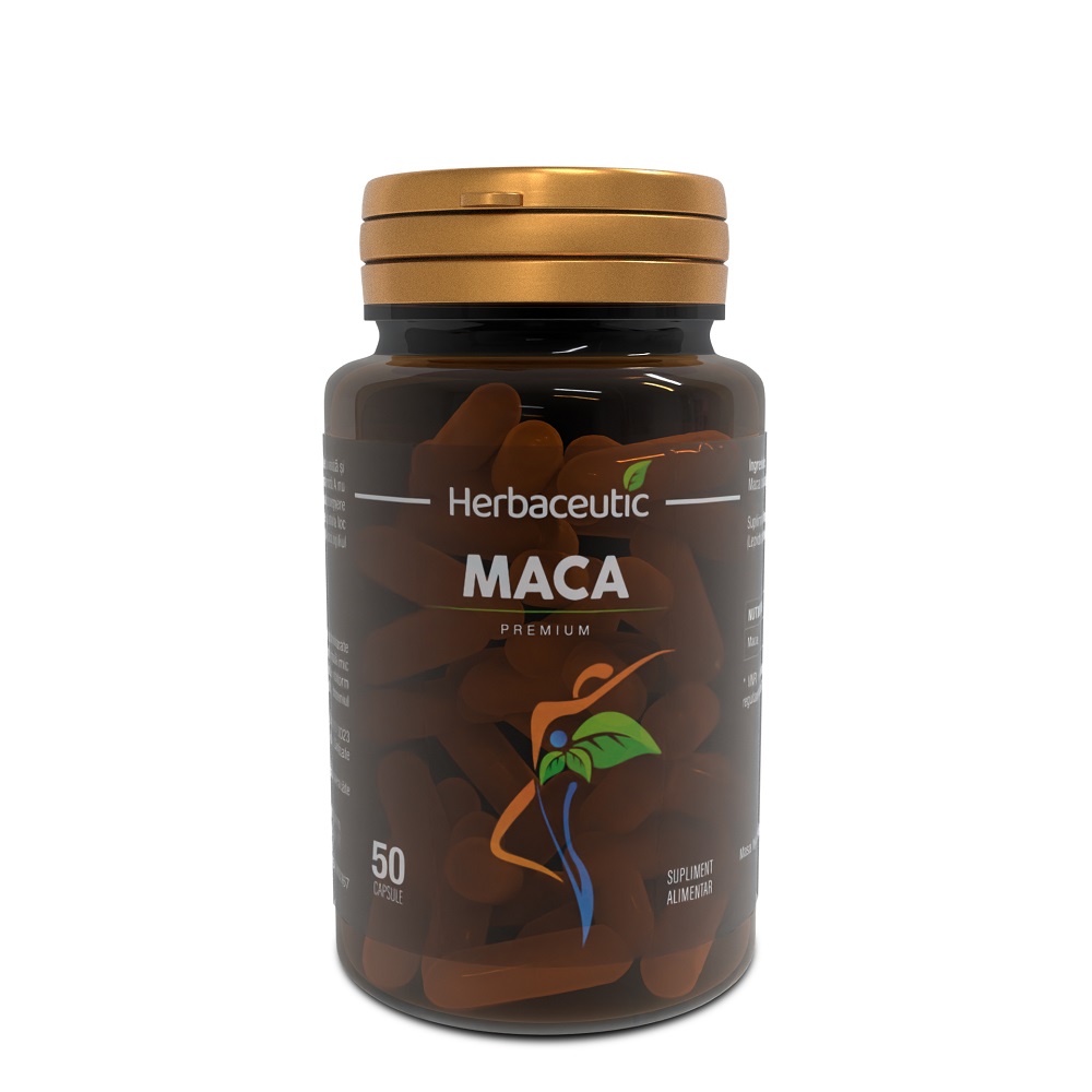 Maca premium, 50 capsule, Herbaceutic