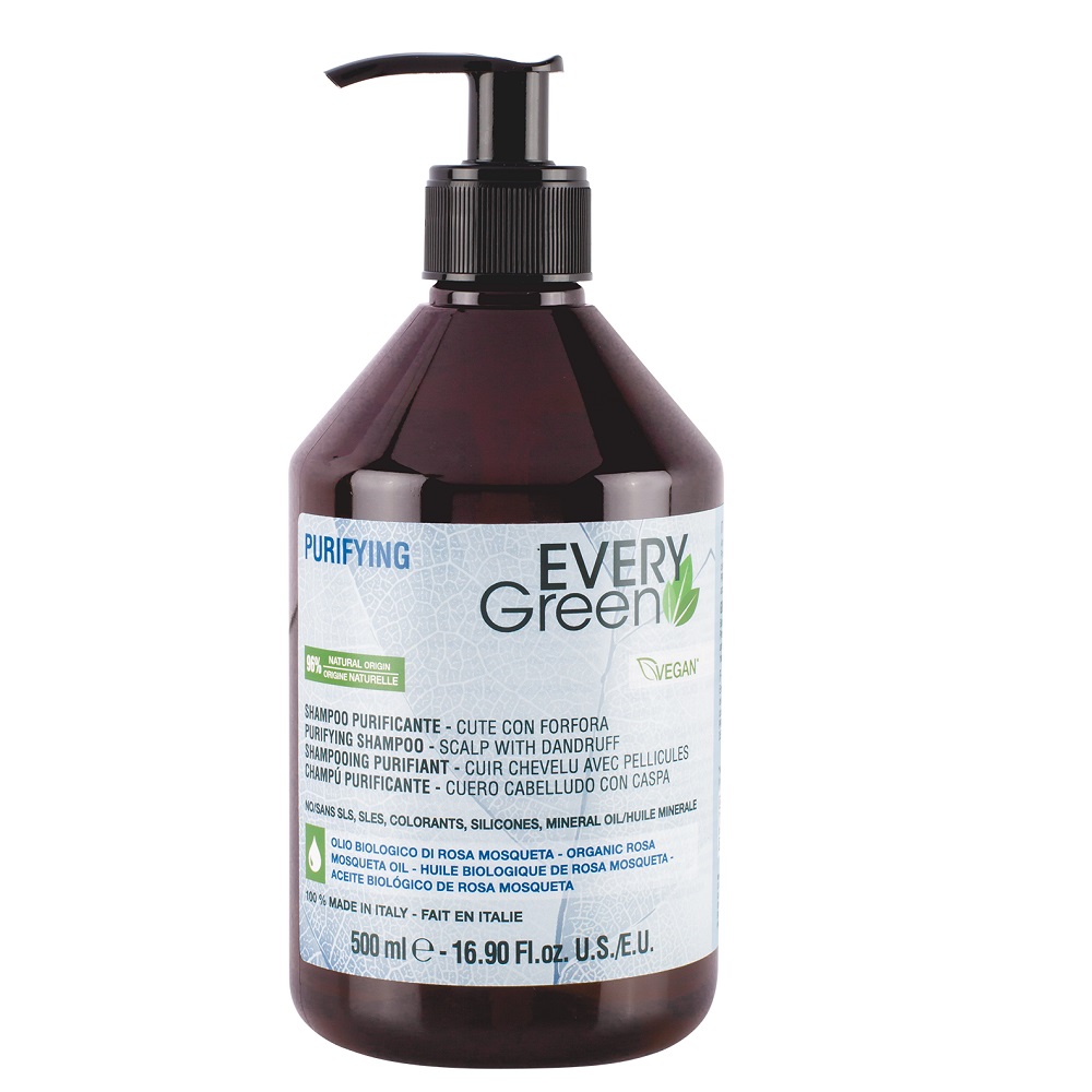 Sampon pentru par anti-matreata Purifying, 500 ml, Every Green