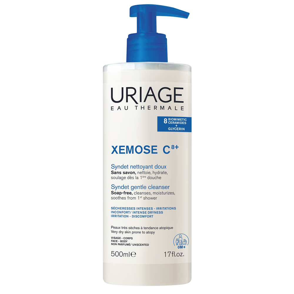 Gel de curatare Xemose C8+ Syndet, 500 ml, Uriage