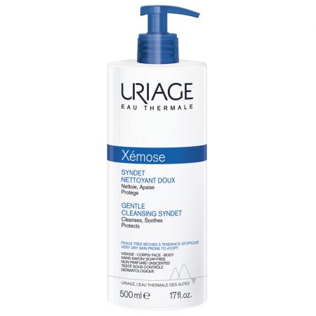 Gel-crema de curatare Xemose Syndet, 500 ml, Uriage