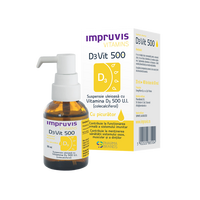 Suspensie uleioasa cu Vitamina D3 500 U.I. picaturi impruvis D3Vit, 20 ml, Pharma Brands