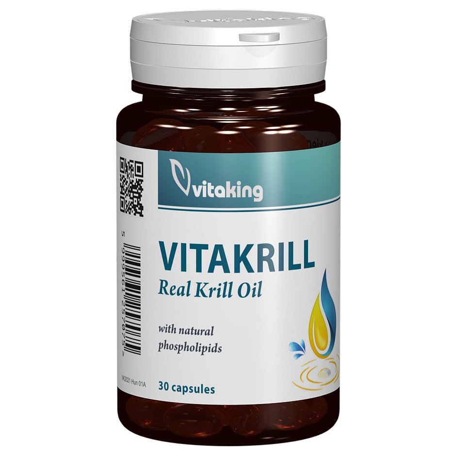 Ulei VitaKrill, 500 mg, 30 capsule, Vitaking