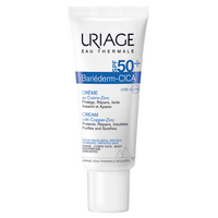 Crema cu SPF 50+ Bariederm Cica, 40 ml, Uriage