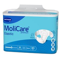 Slip pentru incontinenta MoliCare Premium Elastic 6 PIC, marime M, 30 bucati, Hartmann