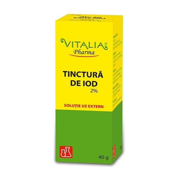 Tinctura de iod, 2%, 40 g, Vitalia