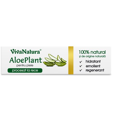 Gel pentru piele cu argint si aloe vera Aloe Plant, 20 ml, Vivanatura 709948