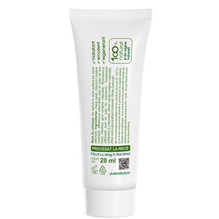 Gel pentru piele cu argint si aloe vera Aloe Plant, 20 ml, Vivanatura 709951