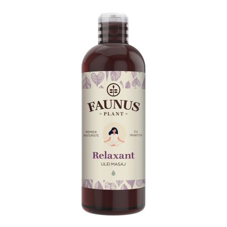 Ulei pentru masaj relaxant, 100 ml, Faunus Plant