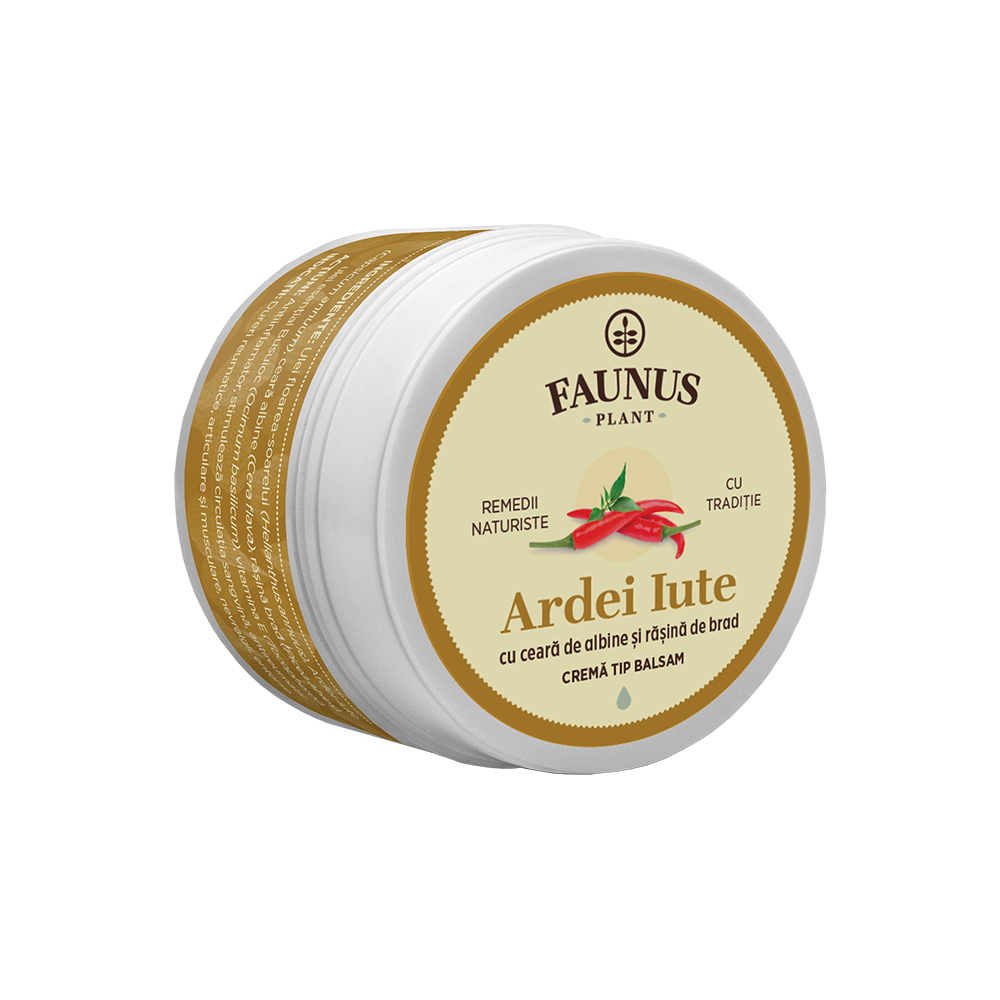 Crema tip balsam cu ardei iute, 50 ml, Faunus Plant
