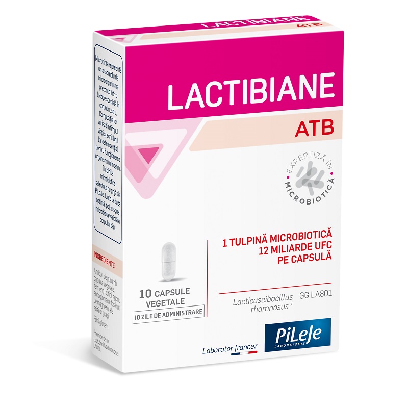 Lactibiane ATB, 10 capsule vegetale, Pileje