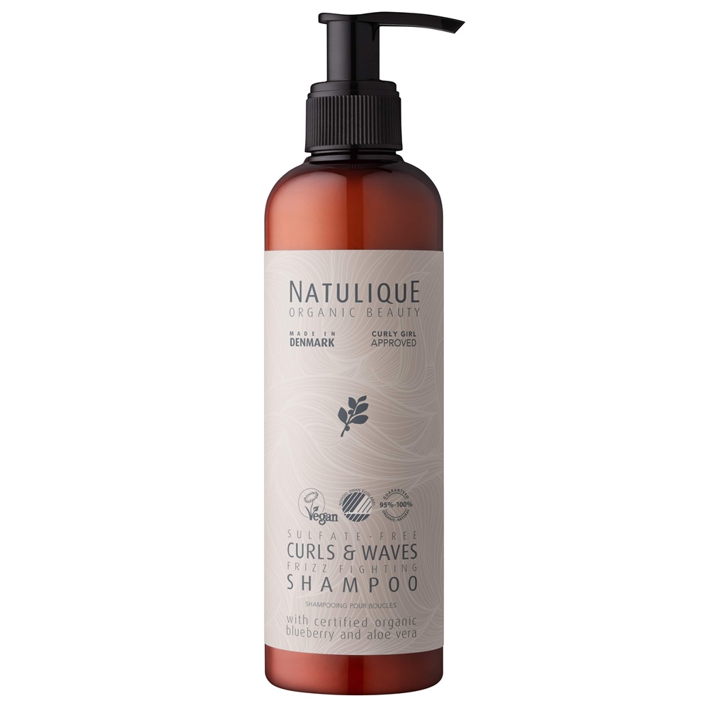 Sampon organic pentru parul cret si refacerea buclelor Curls & Waves, 250 ml, Natulique