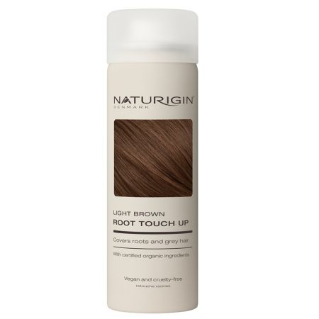 Spray colorant pentru acoperirea firelor albe Light Brown Root Touch Up, 75 ml, Naturigin