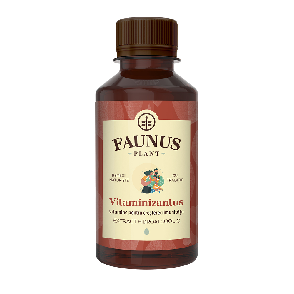 Sirop cu miere si propolis Vitaminizantus, 200 ml, Faunus Plant