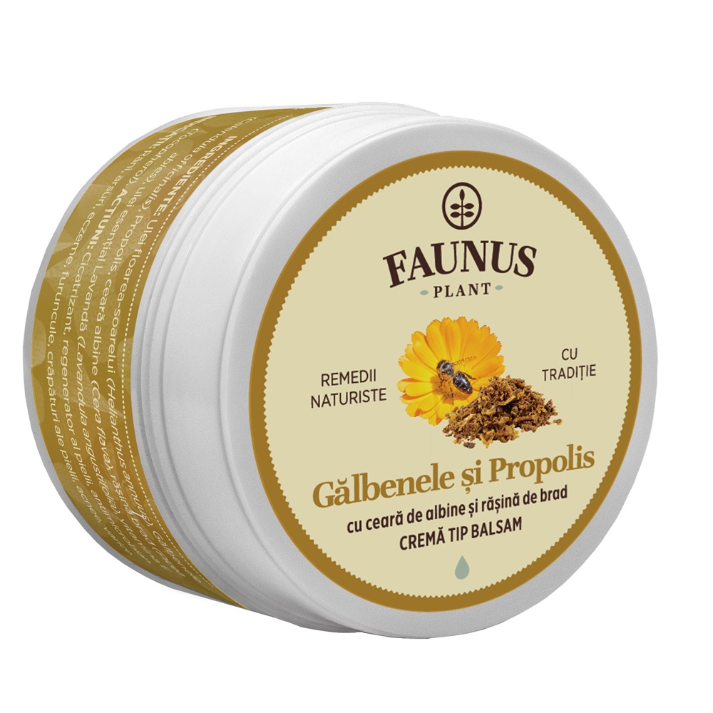 Crema tip balsam cu galbenele, 50 ml, Faunus Plant