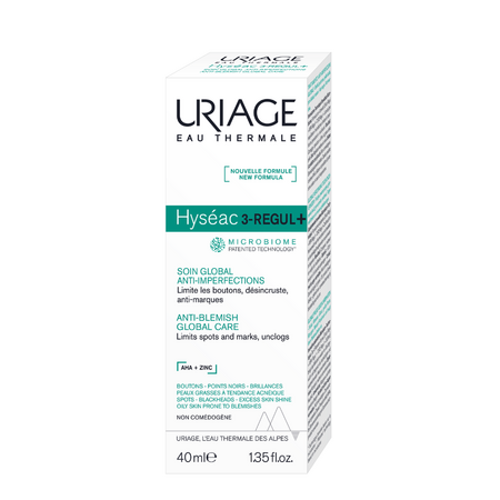 Crema anti-acnee Hyseac 3-Regul+, 40 ml, Uriage 570871
