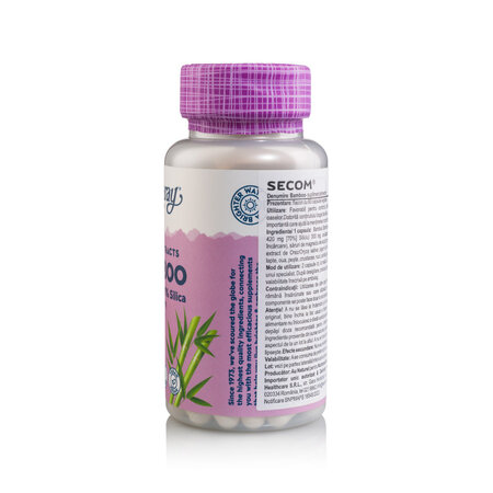 Bamboo, 60 capsule vegetale, Solaray 735056