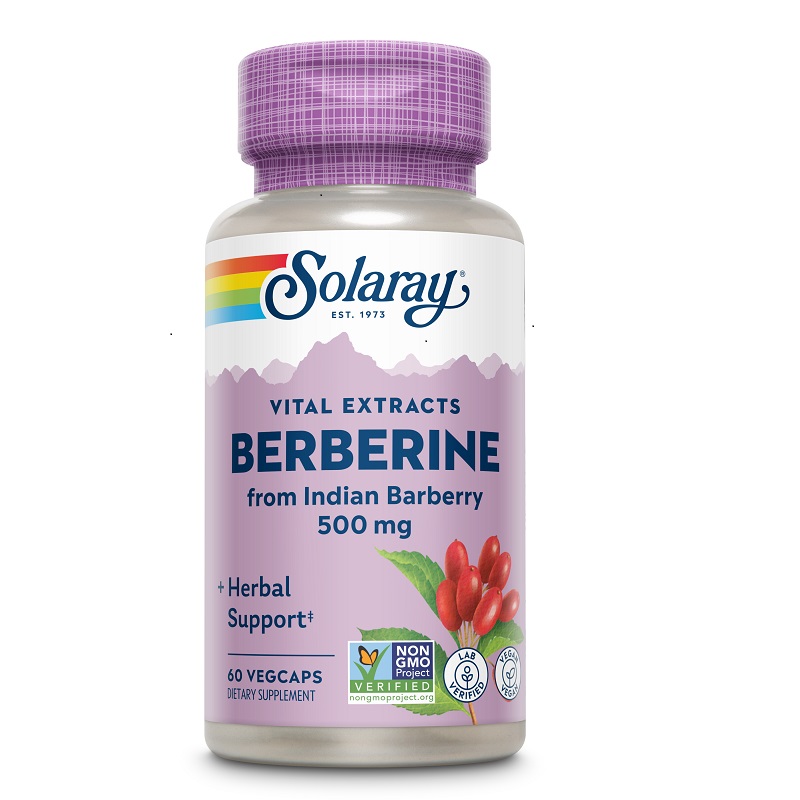 Berberine, 60 capsule vegetale, Solaray