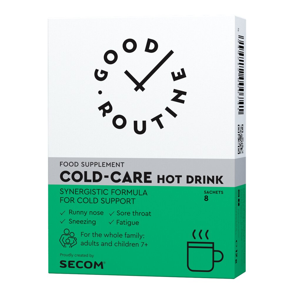 Cold-Care Hot Drink Good Routine, 8 plicuri, Secom