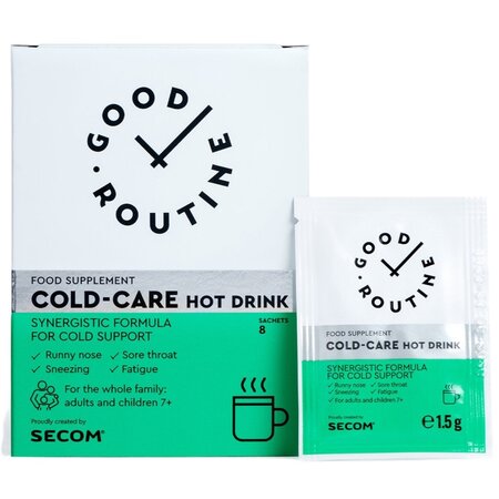 Cold-Care Hot Drink Good Routine, 8 plicuri, Secom 710958