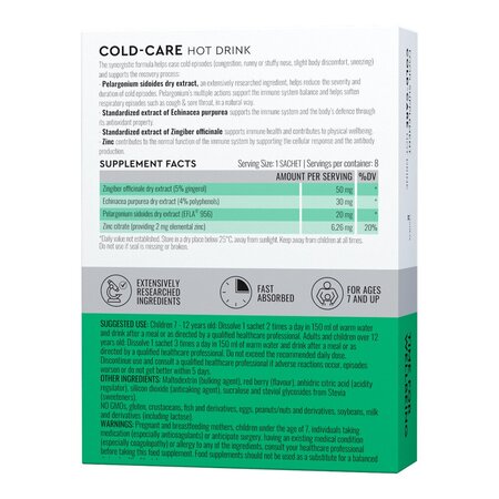 Cold-Care Hot Drink Good Routine, 8 plicuri, Secom 710960