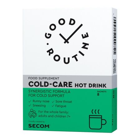 Cold-Care Hot Drink Good Routine, 8 plicuri, Secom