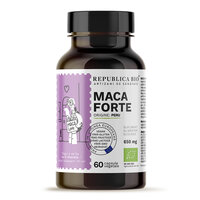 Maca Forte ecologica, 650 mg, 60 capsule vegetale, Republica Bio