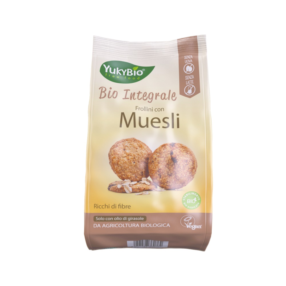 Biscuiti bio cu musli, 300 g, Yukybio