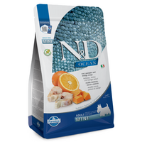 Hrana uscata cu cod, dovleac si portocale pentru caini N&D Ocean, 2500 g, Farmina