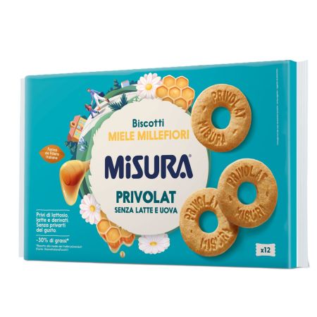 Biscuiti cu miere fara lactoza, 400 g, Misura
