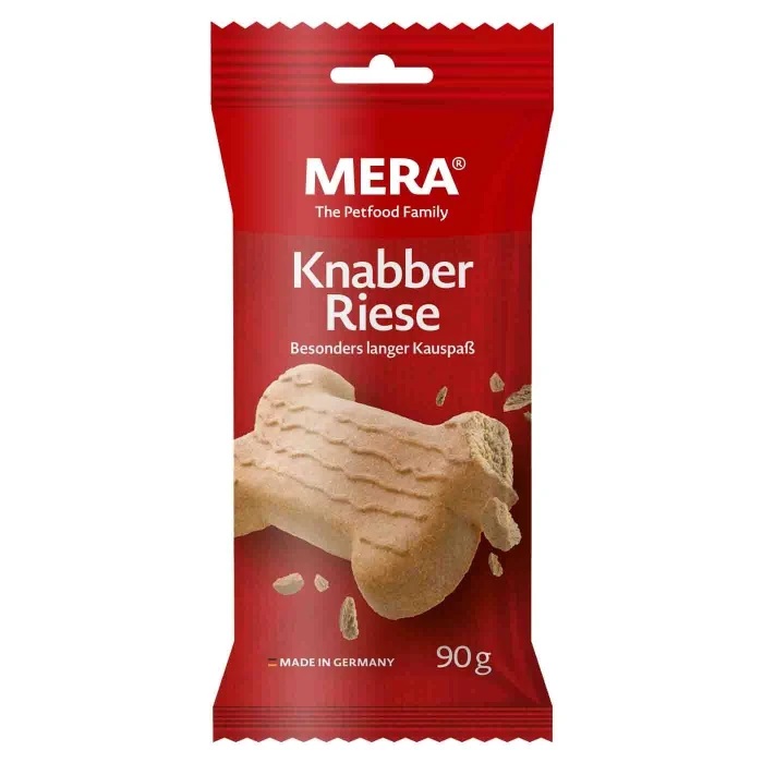 Biscuiti pentru caini Knabber Riese, 90 g, Mera