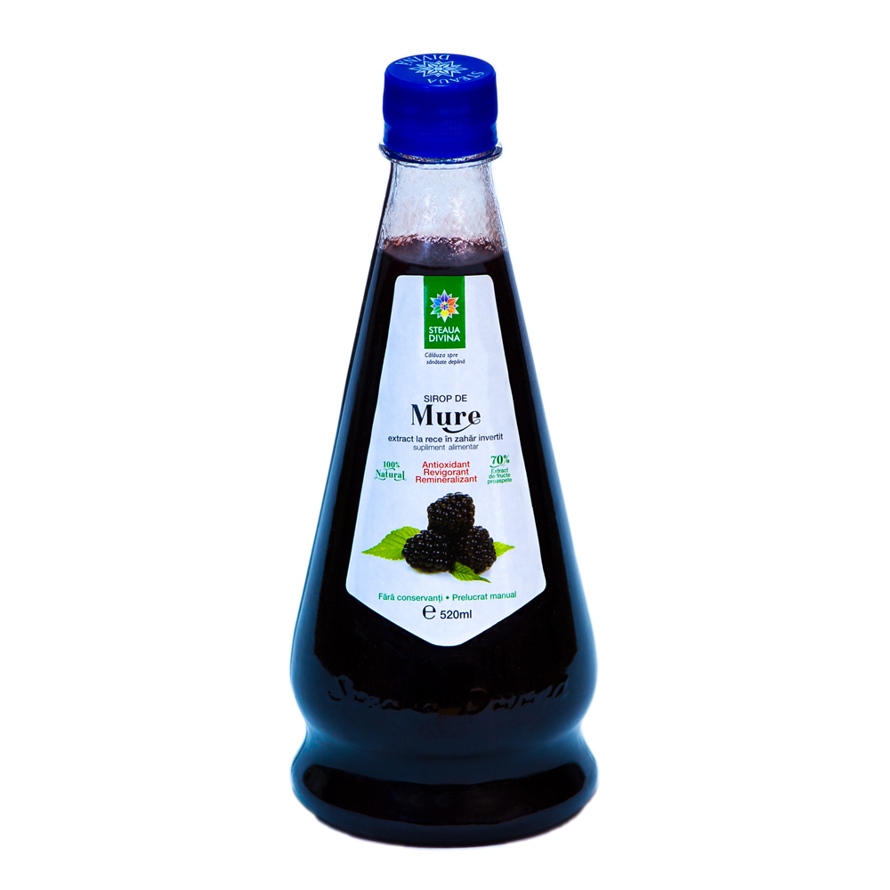 Sirop de Mure, 520 ml, Steaua Divina 