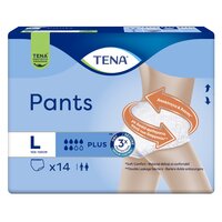 Scutece tip chilot pentru adulti Pants Plus, Large, 14 bucati, Tena