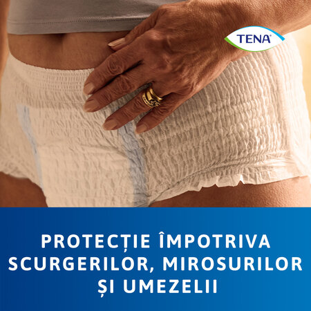 Scutece tip chilot pentru adulti Pants Plus, Extra Large, 12 bucati, Tena 620404