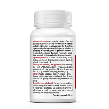 N-Acetyl L-Cysteine, 60 capsule, Zenyth 622988