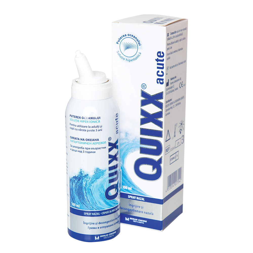 Quixx Acute spray nazal, 100 ml, Berlin-Chemie Ag