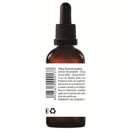Tinctura de propolis, 50%, 50 ml, Bioremed 703406