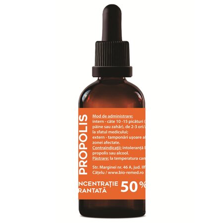 Tinctura de propolis, 50%, 50 ml, Bioremed 703405