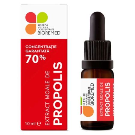 Extract moale de Propolis, 70%, 10 ml, Bioremed