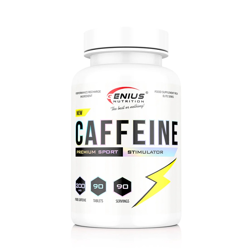 Caffeine, 90 tablete, Genius Nutrition