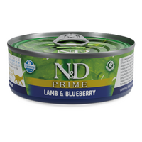Hrana umeda cu miel si afine pentru pisici N&D Prime, 70 g, Farmina