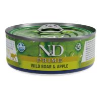 Hrana umeda cu mistret si mere pentru pisici N&D Prime, 70 g, Farmina