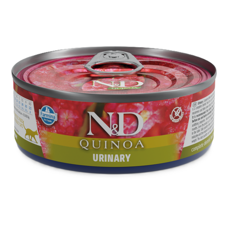 Hrana umeda cu rata pentru pisici N&D Urinary, 80 g, Farmina