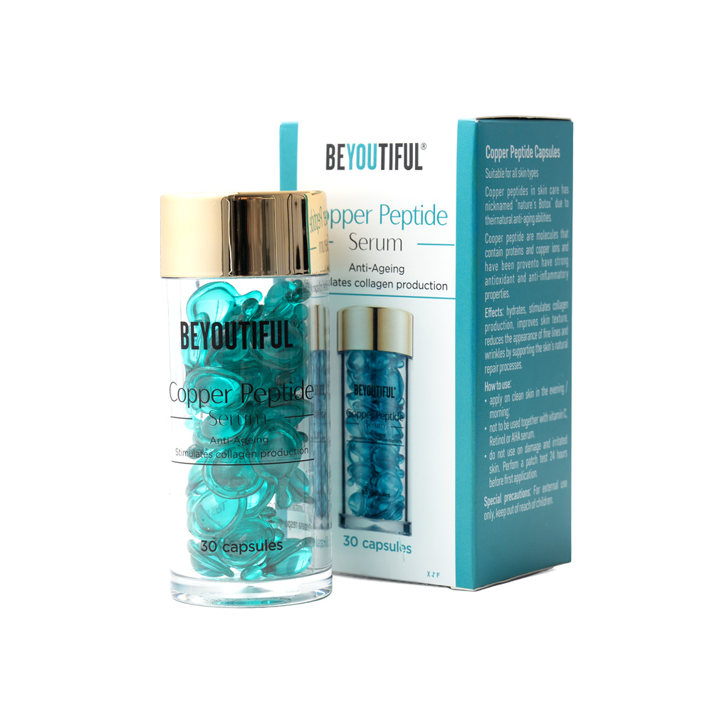 Ser de fata Copper peptide, 30 capsule, Beyoutiful