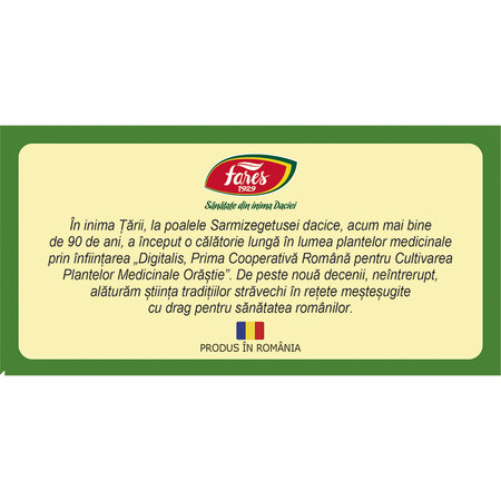 Ceai de musetel, 80 plicuri, Fares 624067