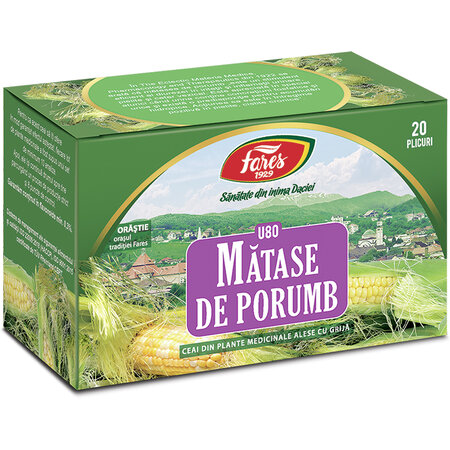 Ceai matase de porumb, U80,20 plicuri, Fares