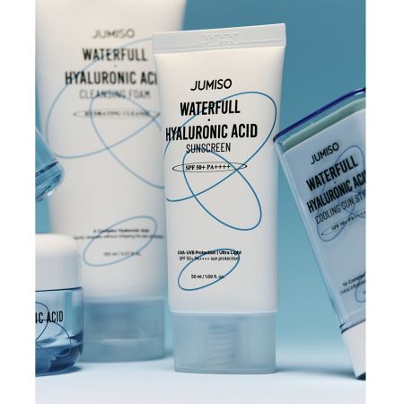 Crema hidratanta cu acid hialuronic si SPF 50+ Waterfull Hyaluronic, 50 ml, Jumiso 696561