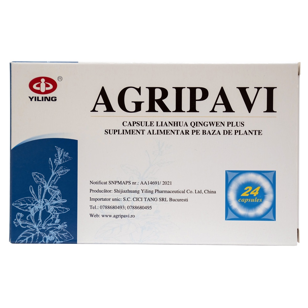Agripavi, 24 capsule, Yilling Pharmaceutical