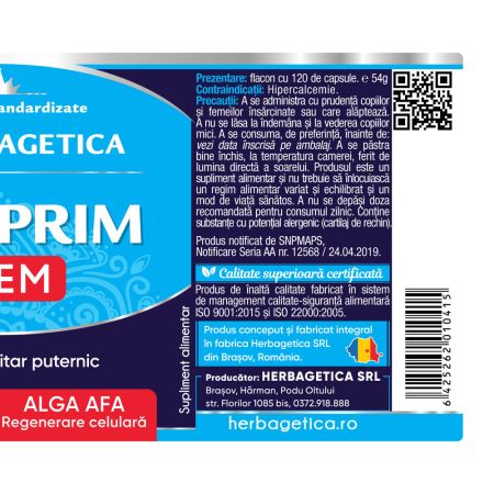 Citoprim + Stem, 120 capsule, Herbagetica 688669