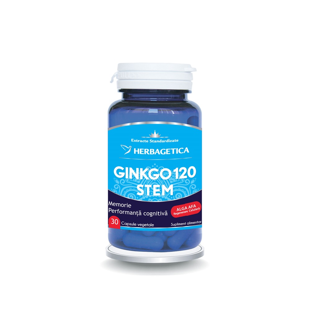 Ginkgo 120 Stem, 30 capsule, Herbagetica